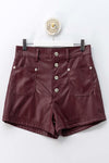 Go With the Faux Leather Shorts