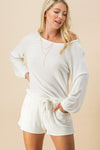 Stay in Bed Soft Waffle Loose Fit Lounge Set