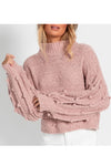 Get The Ball Rolling Knit Mock Neck Sweater