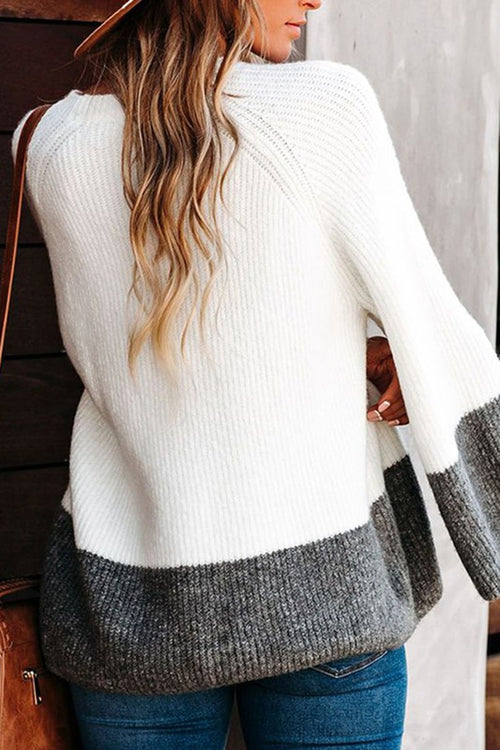 Sweater Weather Long Bell Sleeve Knit Top