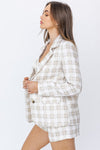 Check Me Out Gingham Blazer